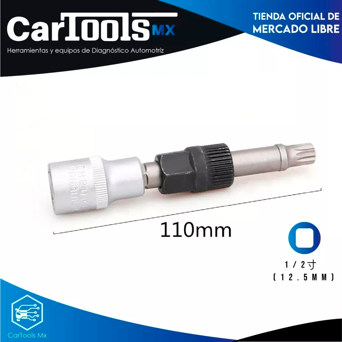 Dado Con Punta Especial Para Cambio De Polea Alternador T50