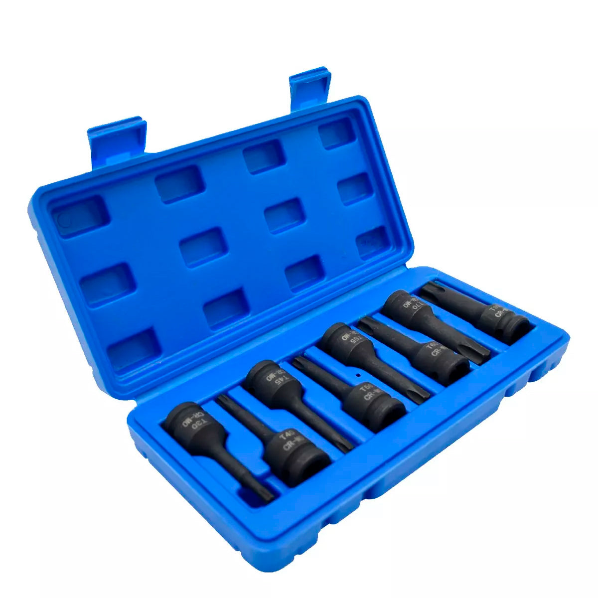 Juego De Dados Con Punta Torx De Impacto 1/2, 8pz T30-t80
