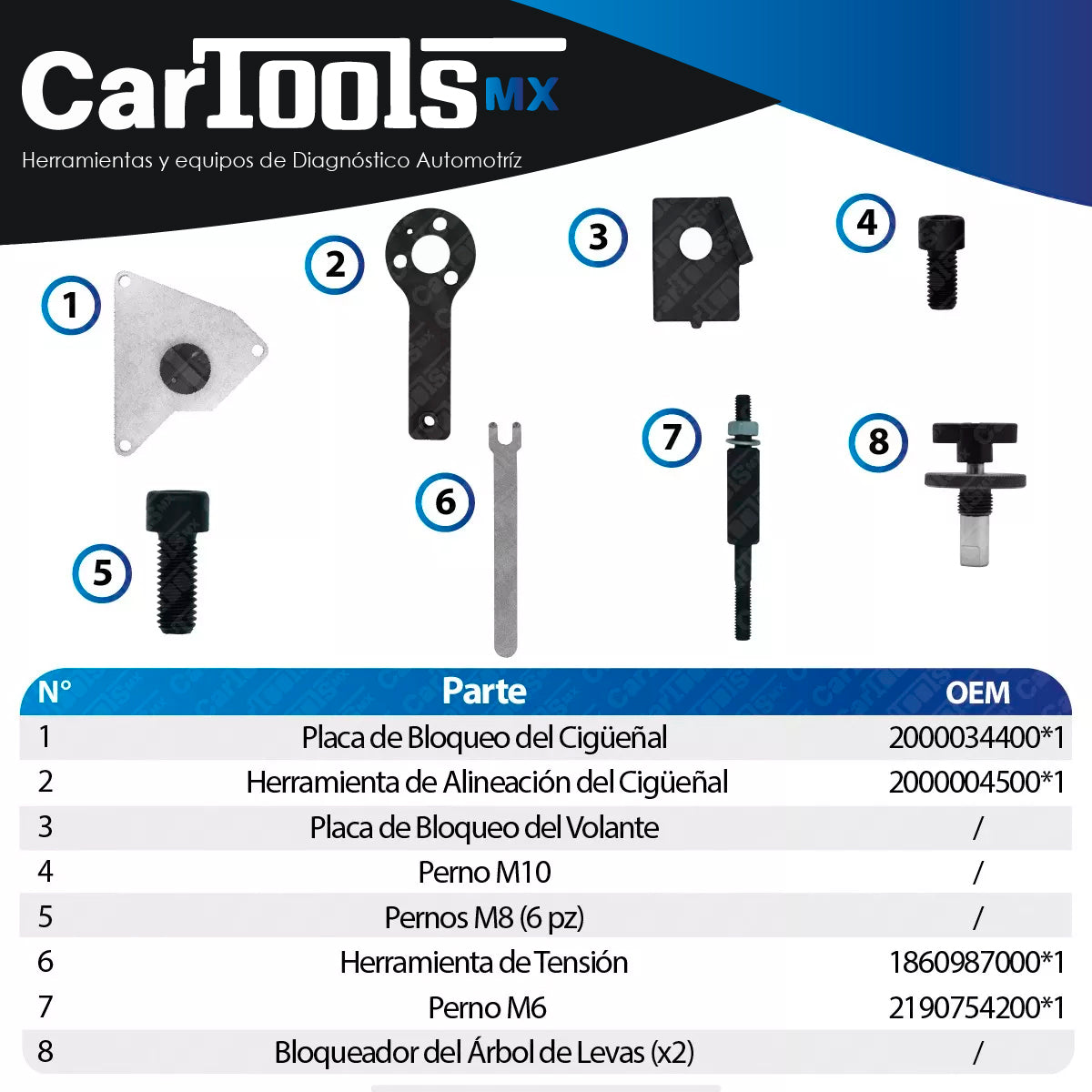 Kit Para Sincronizar Motores Fiat 500, Punto 1.4 Multiair