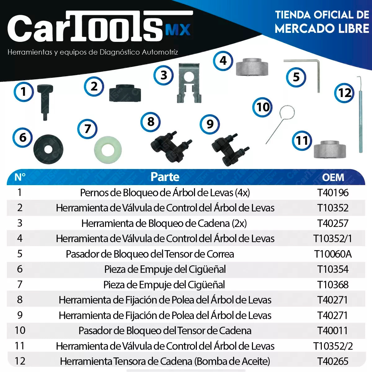 Kit Para Sincronizar Motores Vw/audi/seat 1.8 Y 2.0 Tsi/tfsi