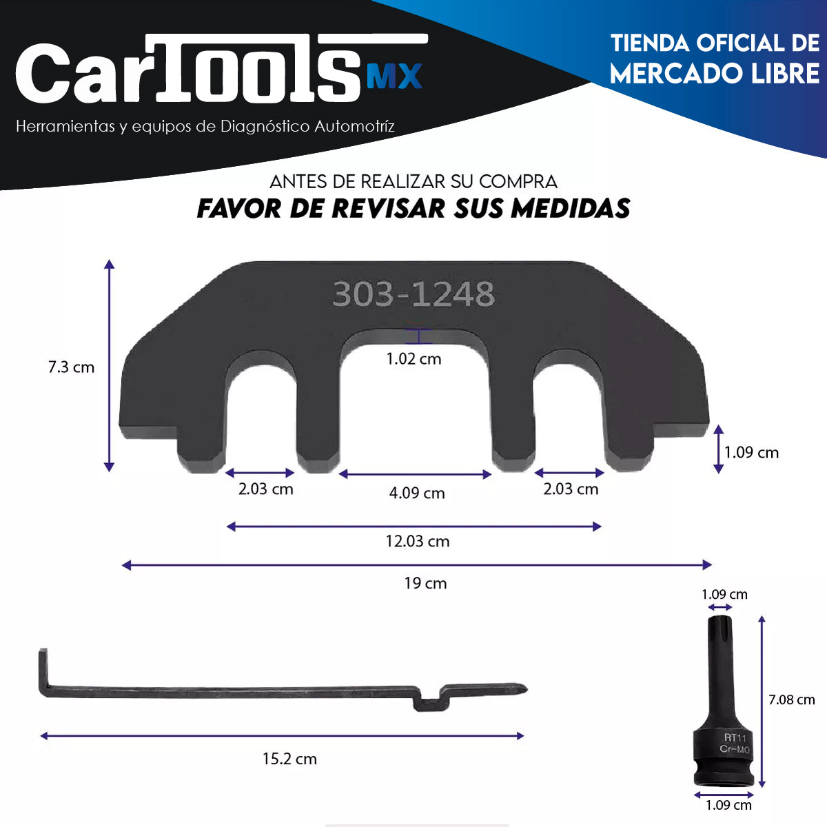Herramienta Para Sincronizar Motores Ford 3.5 Y 3.7