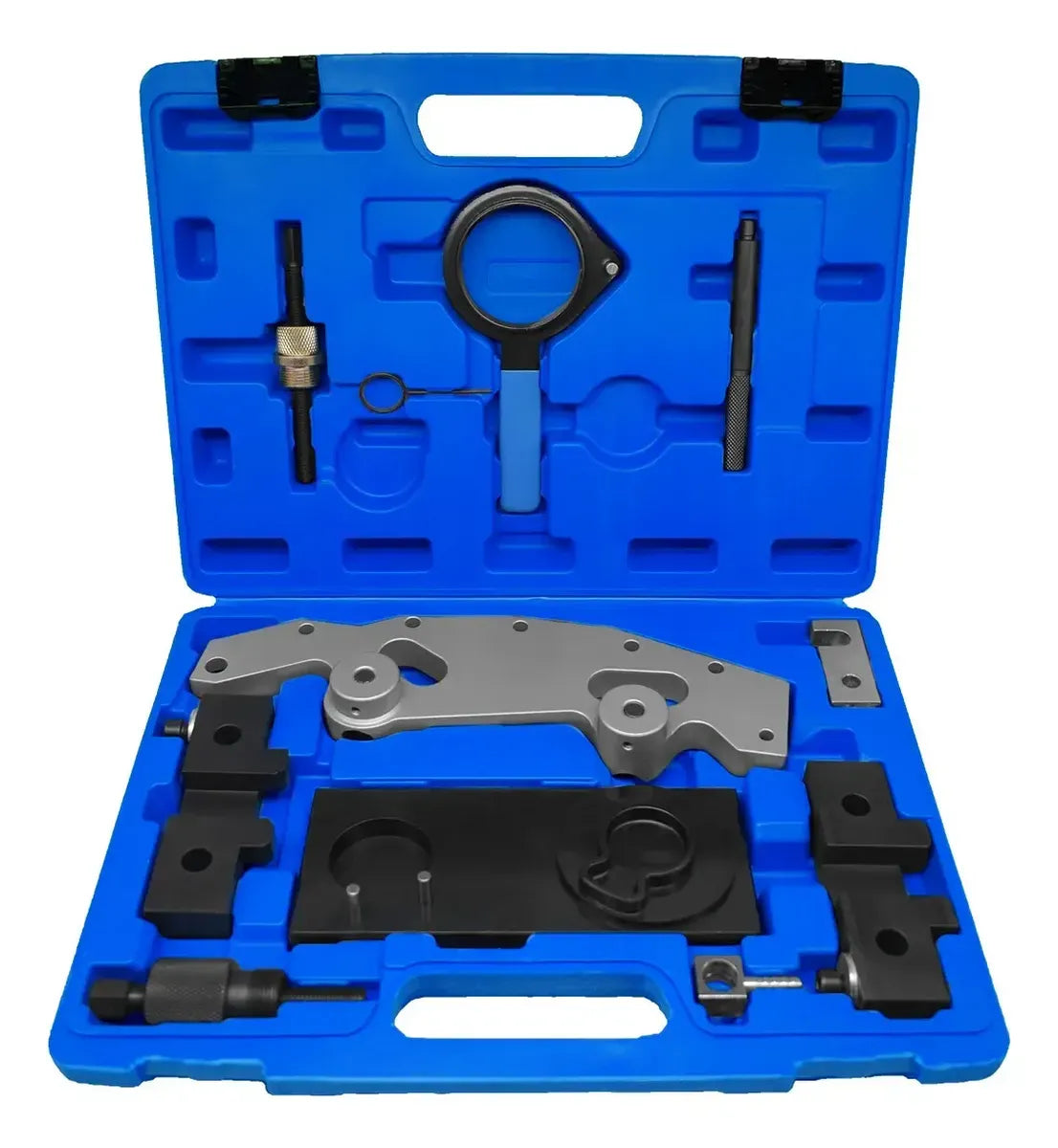 Kit Maestro Sincronización Tiempo Motor BMW 6 Cilindros Double VANOS M52TU M54 M56 2.2L 2.5L 2.8L 3.0L OEM 116150 116180 - Herramienta Bloqueo Árbol Levas Conexión Aire Comprimido 323i 325i 328i 330i 525i 530i X3 X5 Z3 Z4