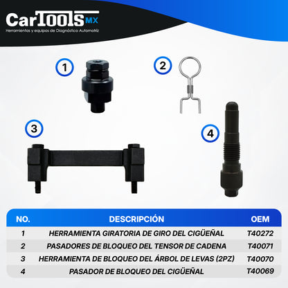Herramienta Para Sincronizar Motores Vw 2.5 Ltrs Jetta, Bora