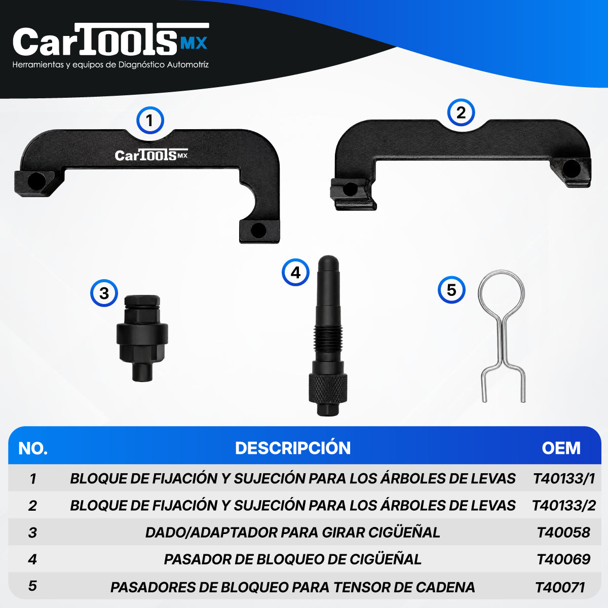 Herramienta Sincronizar Motor Vw Audi 2.8 3.0 3.2 Q5 A5