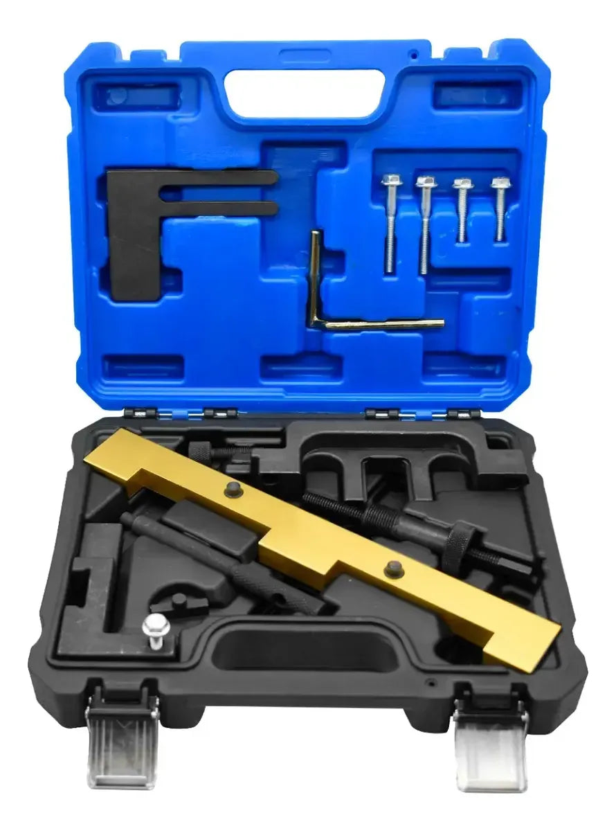 Kit Sincronización Tiempo Motor BMW N42 N46 N46T 1.8L 2.0L Valvetronic Double VANOS OEM 119291 119350 - Herramienta Bloqueo Árbol Levas Traba Cigüeñal Discos Codificadores 118i 120i 318i 320i X3 Z4
