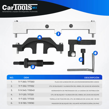 Herramienta Para Sincronizar Motor Bmw N40, N45 Y N45t 1.6