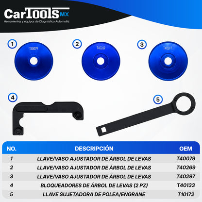 Kit Para Sincronizar Motor Vw, Audi 2.4/2.5/2.8/3.0/4.2/4T