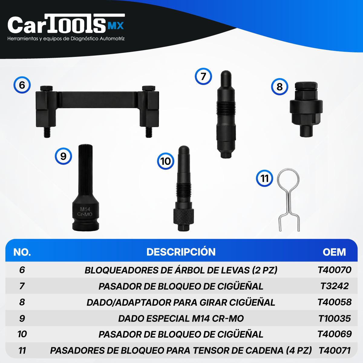 Kit Para Sincronizar Motor Vw, Audi 2.4/2.5/2.8/3.0/4.2/4T
