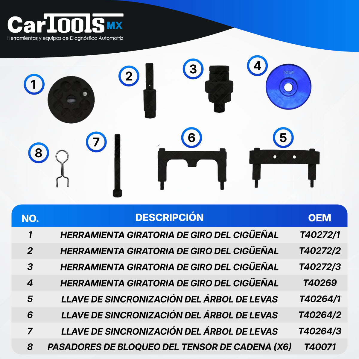 Herramienta Para Sincronizar Motor Vw Y Audi 4.0 Fsi /tfsi