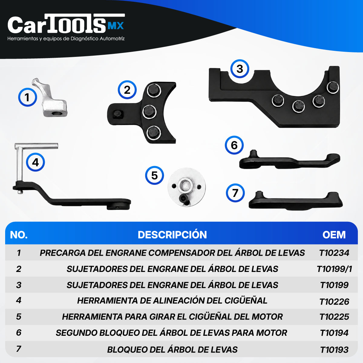 Kit Para Sincronizar Motor Vw T5 Touareg 2.5 4.9 5.0 Tdi