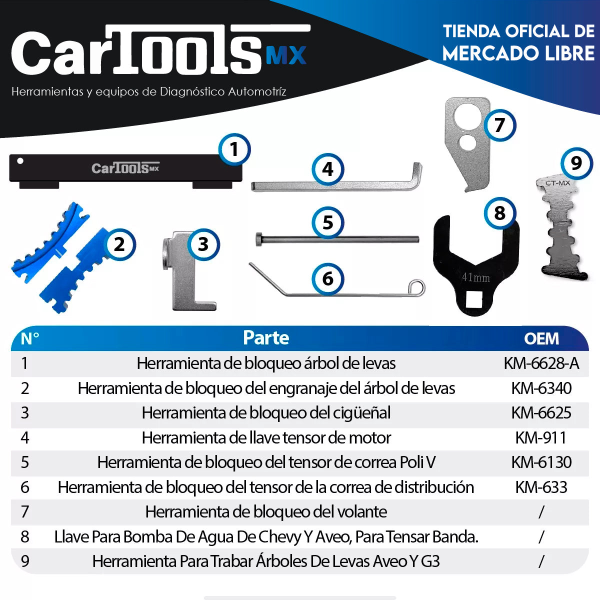 Herramienta Para Sincronizar Aveo,cruze,sonic 1.4, 1.6, 1.8