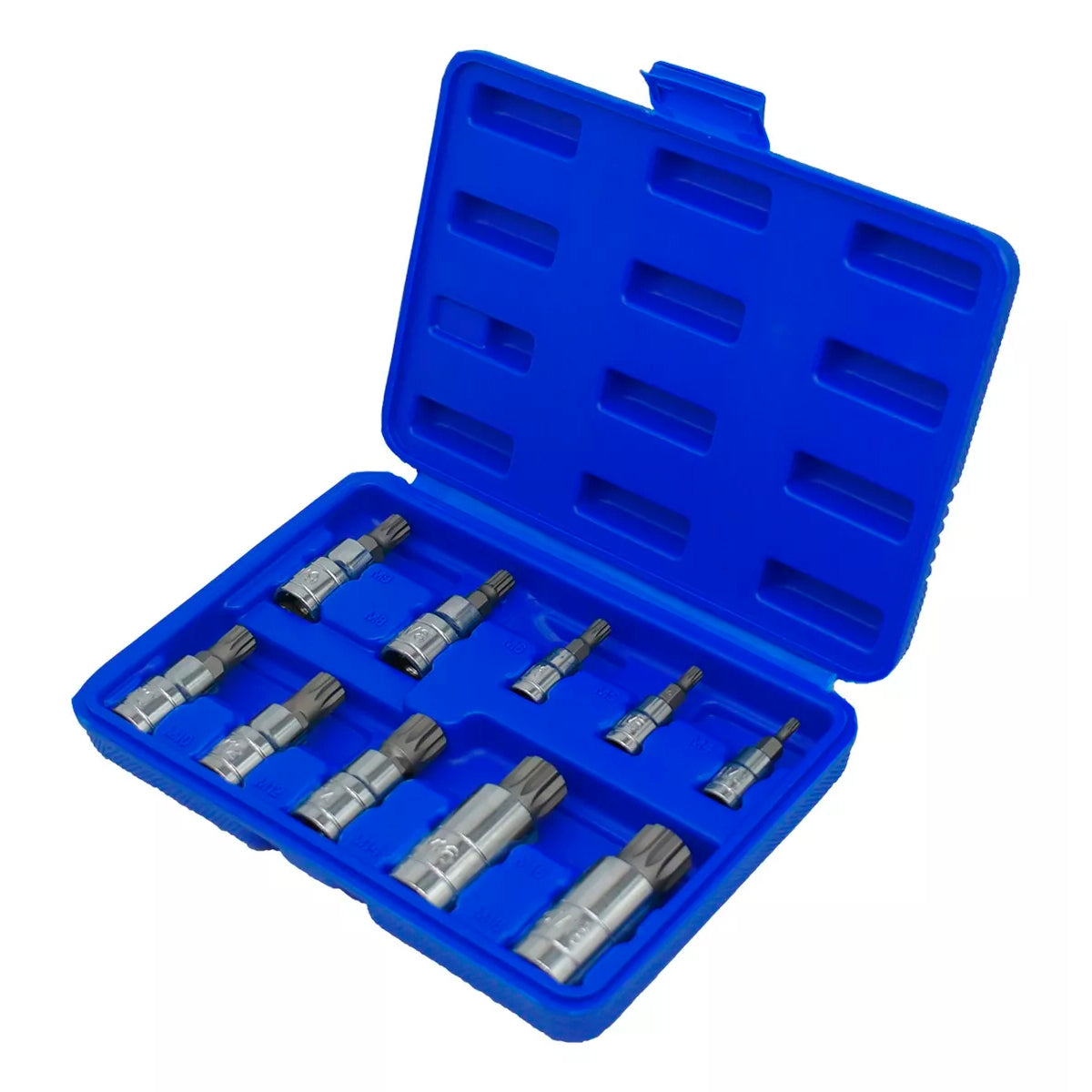 Juego De Dados Con Punta Bristol M4-m18 10pz Alta Calidad