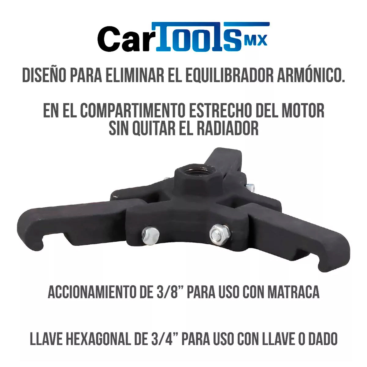 Extractor De Polea Damper, Polea De Cigüeñal Universal