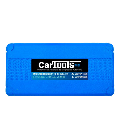 Juego De Dados Con Punta Torx De Impacto 1/2, 8pz T30-t80