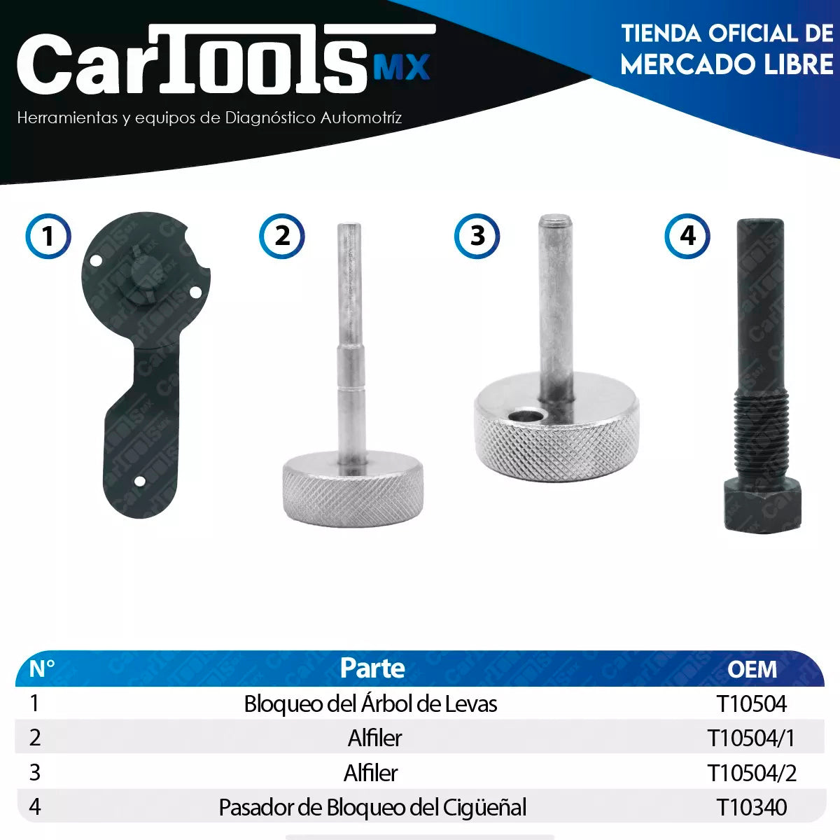 Herramienta Para Sincronizar Motor Vw 1.4 Tsi/tfsi, T10504